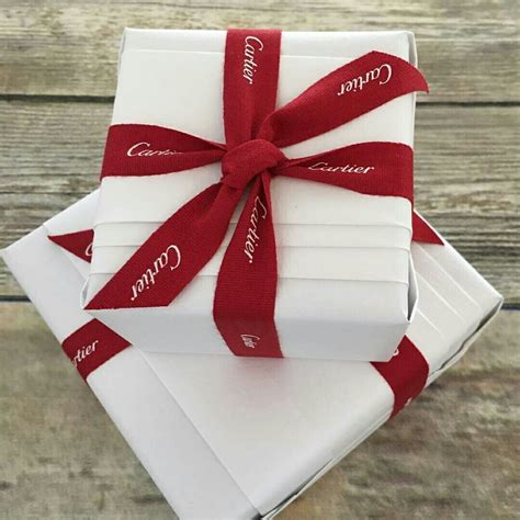 cartier gift wrapping